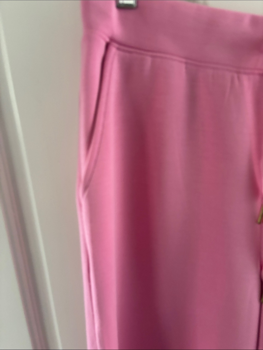 Boston Proper Pink Draped Robe and Drawstring Pants Set - Picture 5 of 7